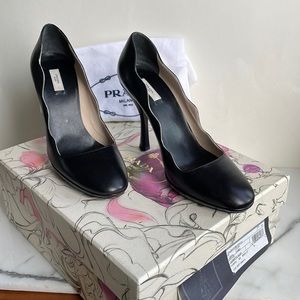 Prada Calzature Donna Nero, 4 inch Black Stilettos size 37